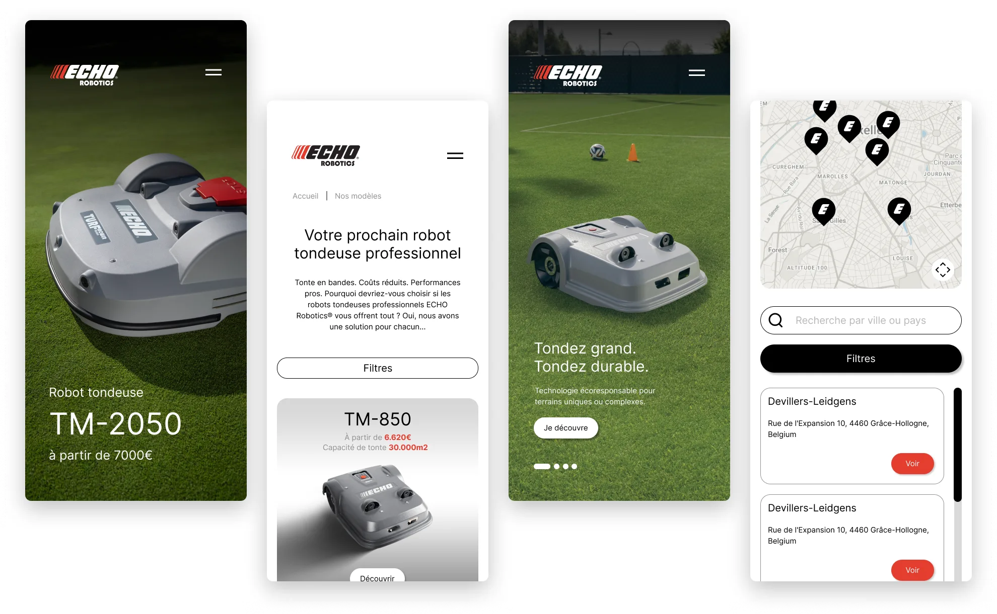 ECHO Robotics — mobile screenshots